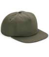 BB64N B64N Beechfield Organic Cotton Unstructured 5 Panel Cap Olive Green colour image
